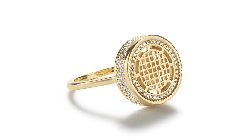 Gwen Beloti Woven Escena ring